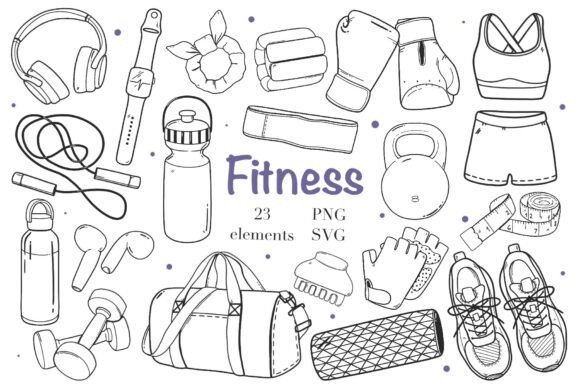 Download Fitness Equipment Clipart SVG PNG - Equipment Collection