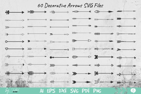 Download Decorative Arrows SVG - Premium Bundle